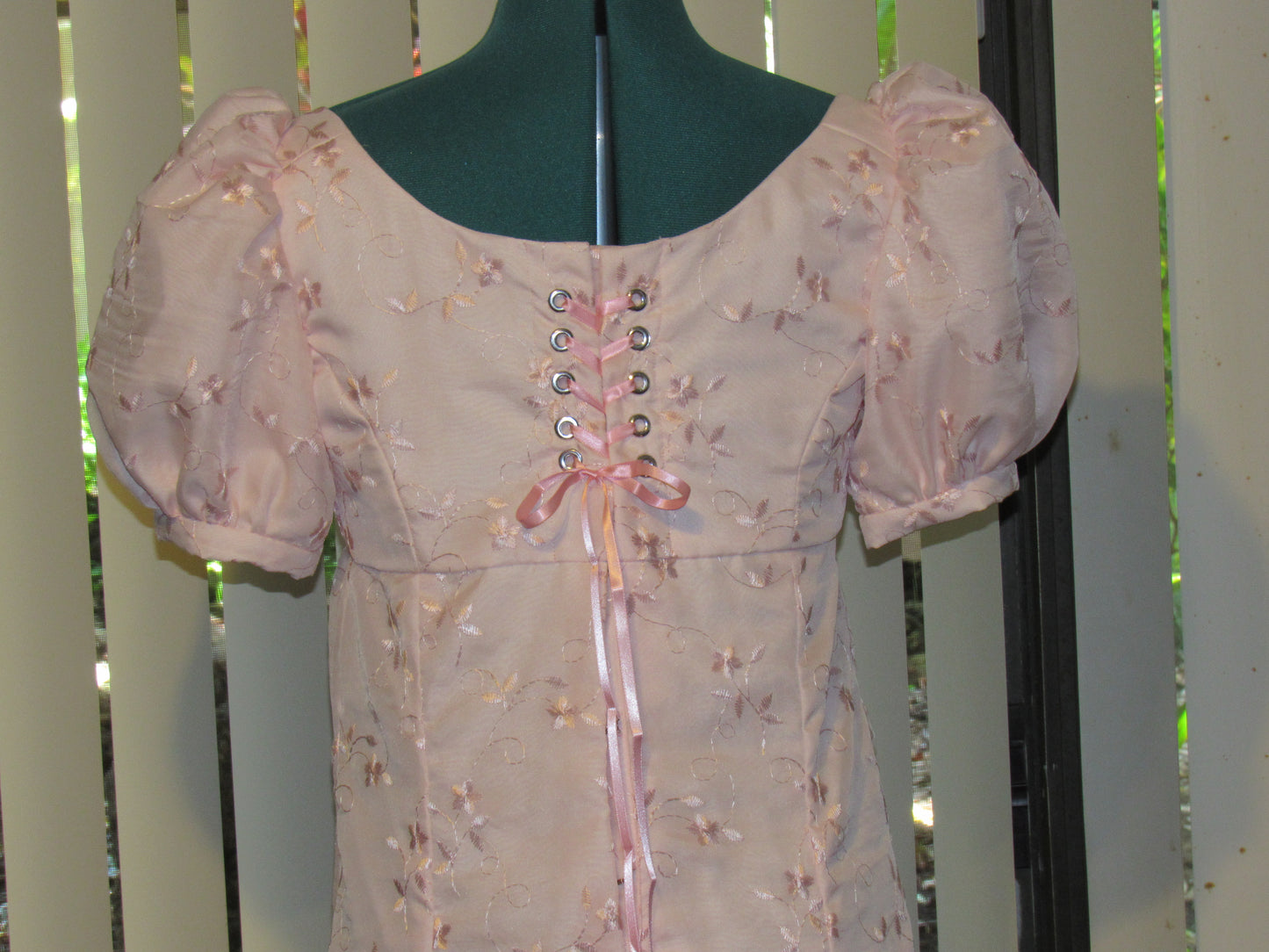 1800s Regency Era Historical Reenactment Dress for Teens/Adults