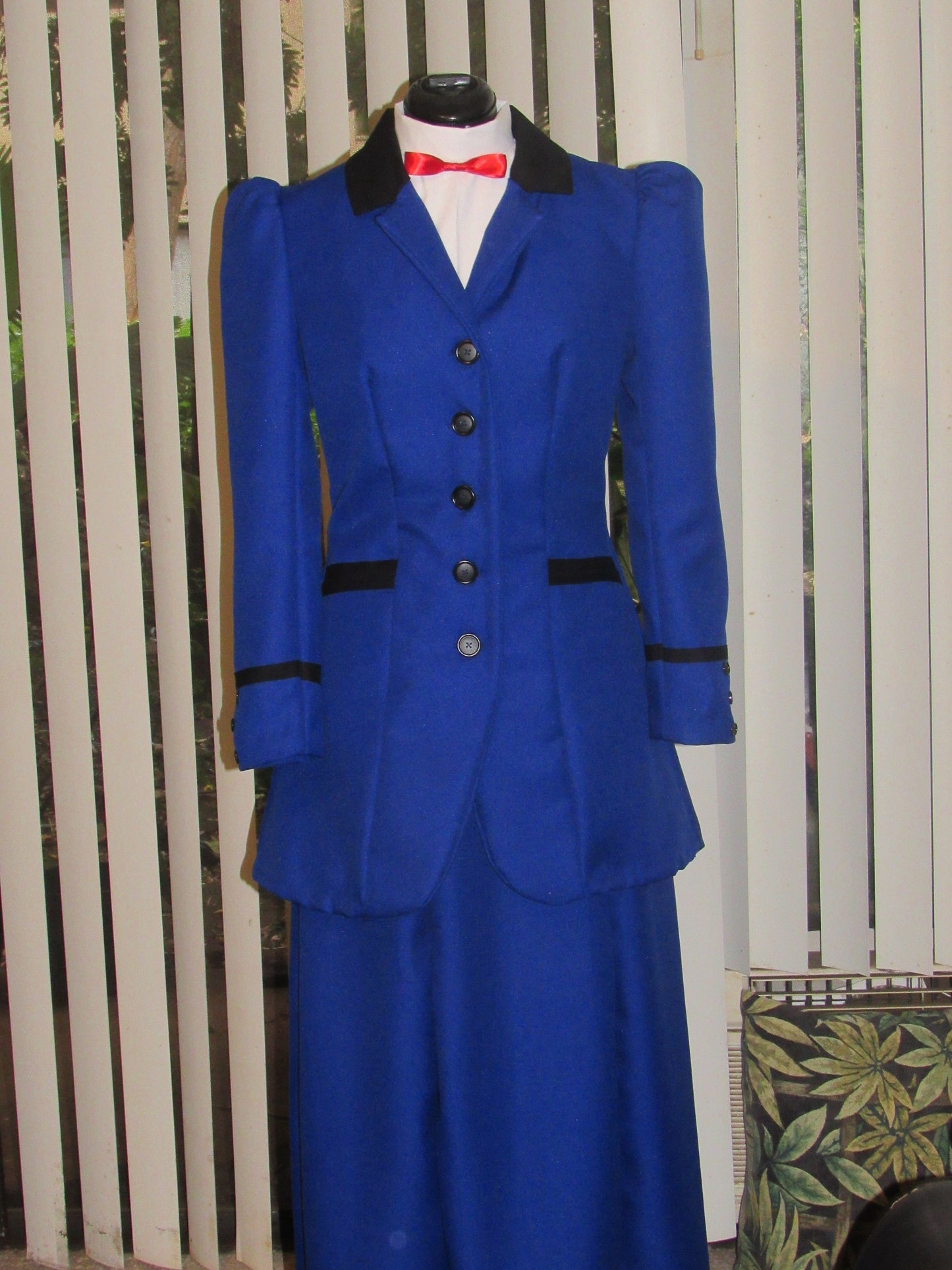 Edwardian English Nanny Broadway Costume Cosplay for Teens/Adults