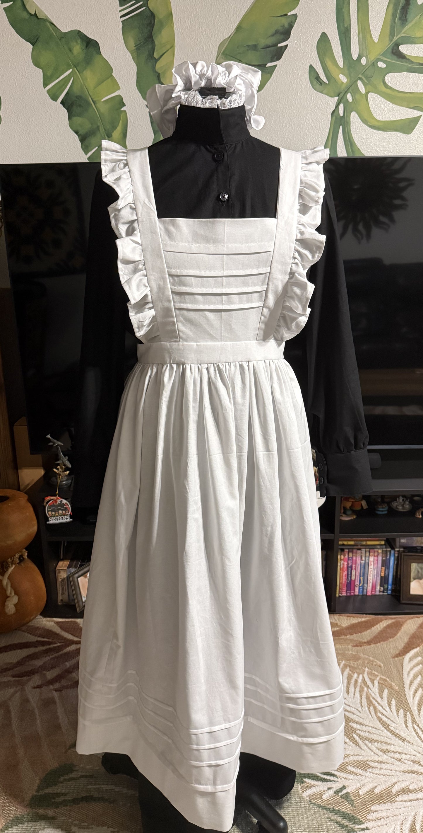 Edwardian Servant Cosplay Costume - Dress and Apron - for Teens/Adults
