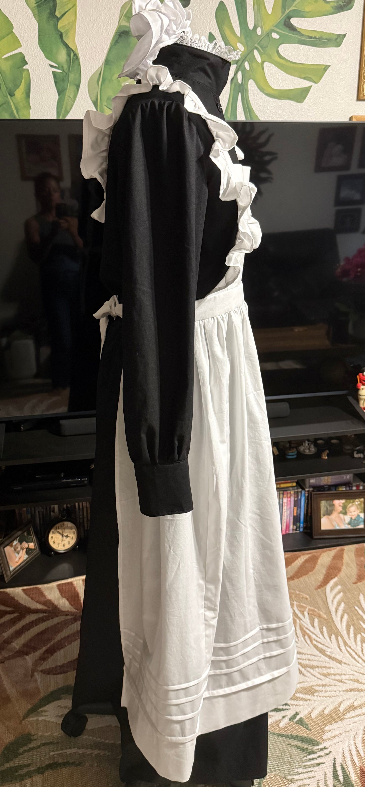 Edwardian Servant Cosplay Costume - Dress and Apron - for Teens/Adults