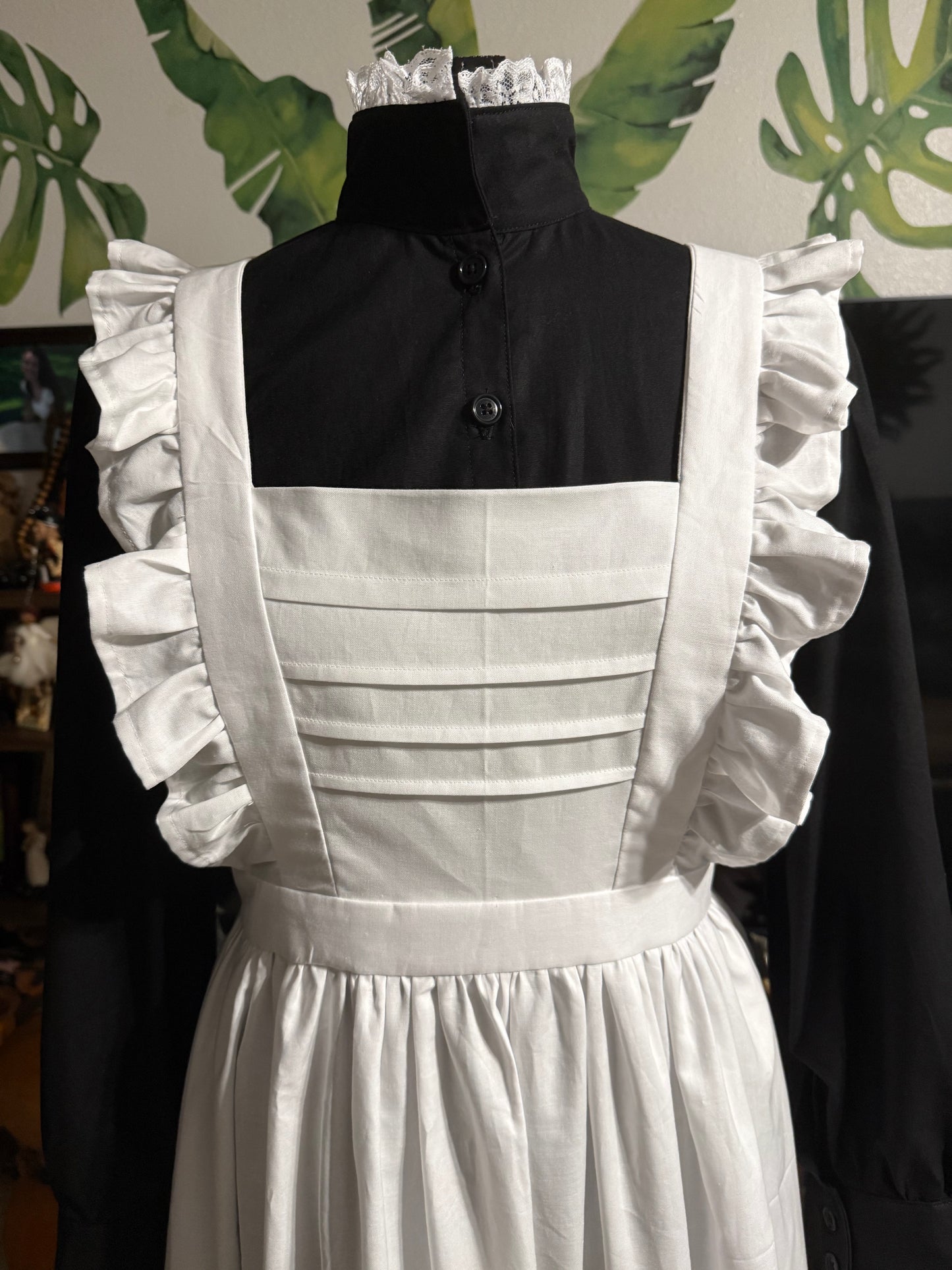 Edwardian Servant Cosplay Costume - Dress and Apron - for Teens/Adults