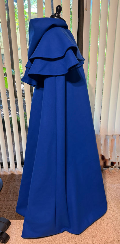Deluxe Renaissance Medieval Cosplay Costume Cape for Teens Adults