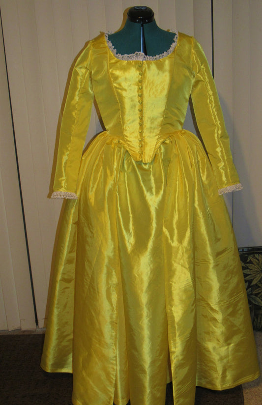 Historical Colonial Costume Cosplay Gown Dress Historical Colonial Dress for Teens/Adults