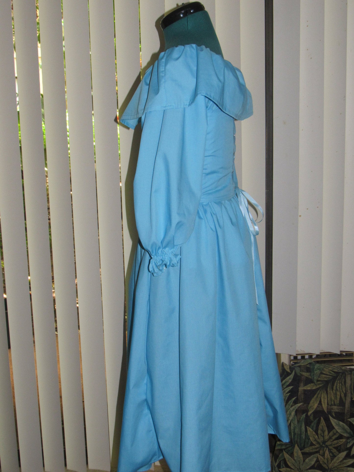 Renaissance Mermaid Princess Cosplay Costume 3 pc Blouse Skirt Corset for Teens Adults